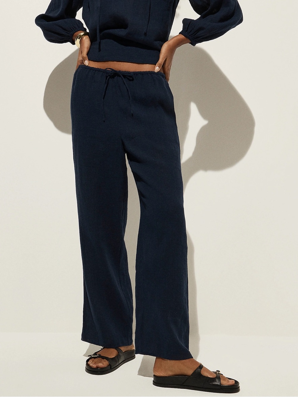 NWT J Crew Beach Pant in Hampton Linen Blend